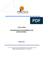 Curso de Procesos de Tratamiento de Gas