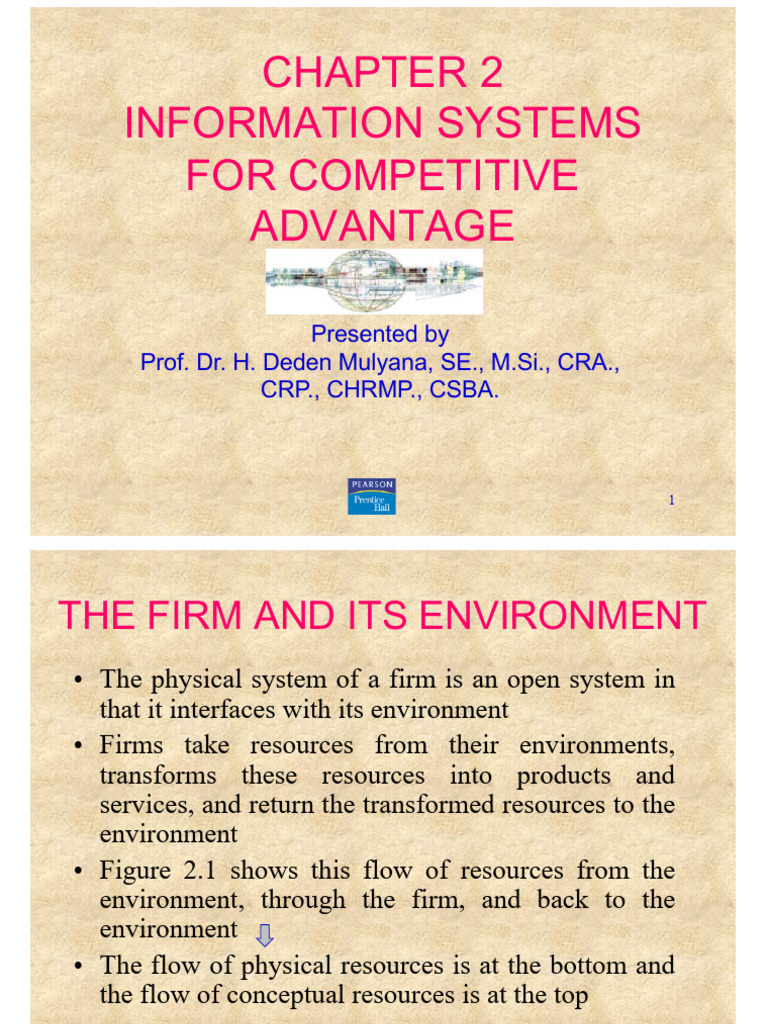 Ch02-Information Systems For Competitive Advantage | PDF | Competitive ...