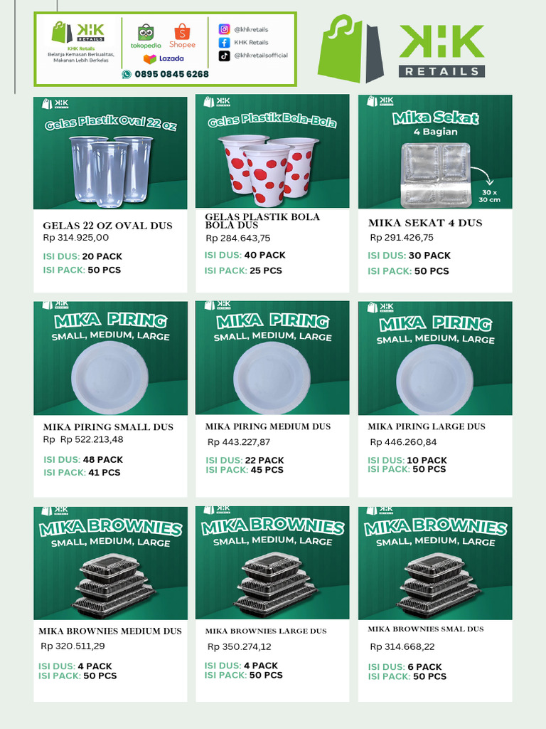 Packaging Supplies and Prices List | PDF