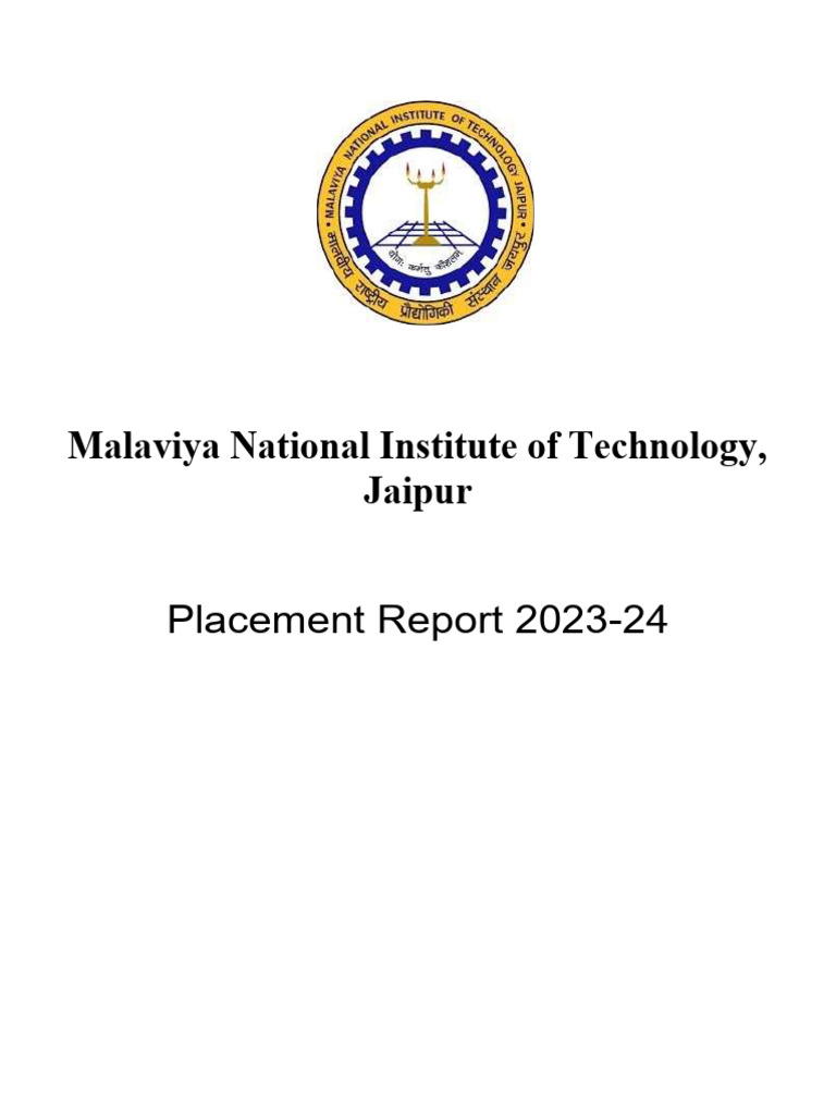 MNIT Jaipur Placement Report 2023-24 | PDF | Engineering | Science