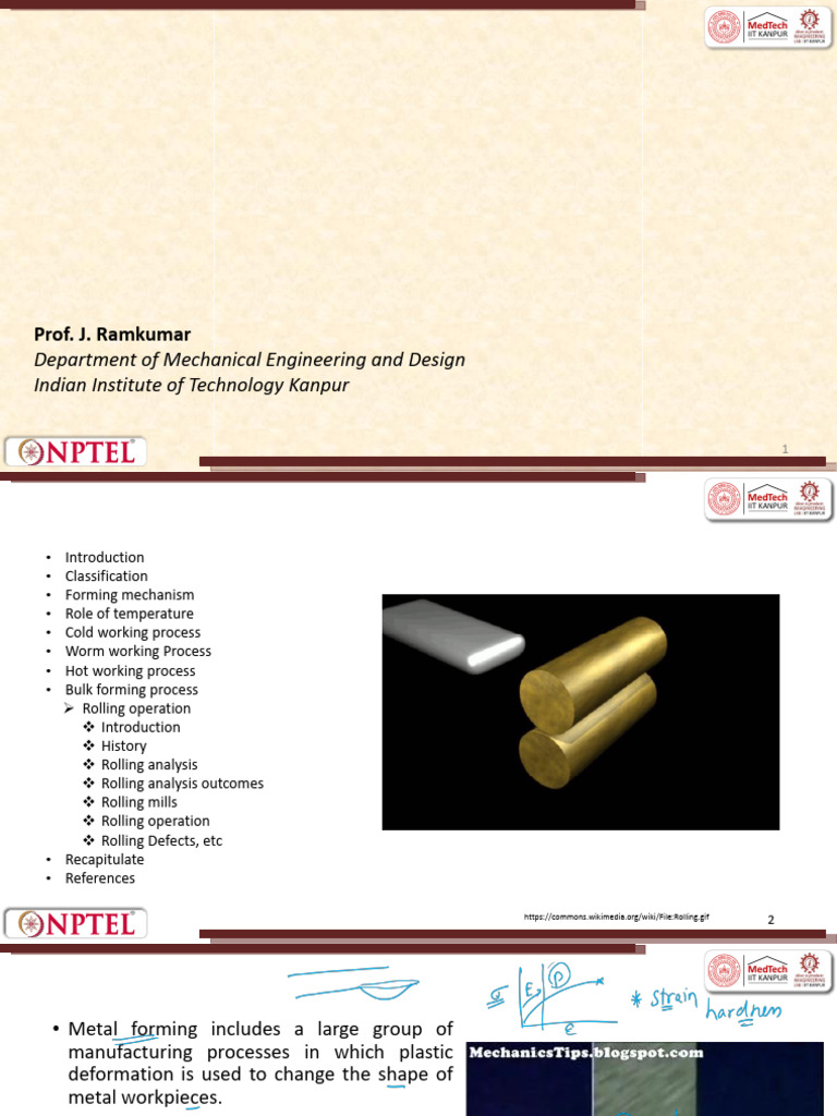 BME-2 Week 5 Lecture Notes | PDF | Deformation (Engineering) | Rolling ...
