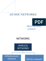 Ad Hoc Networks