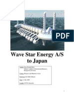 Wave Star Energy A/S To Japan