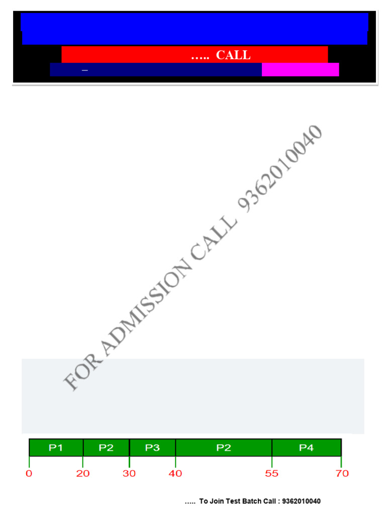 PGCSTRB 2025 Unit 3 Test 10 - Answer Key | PDF | Scheduling (Computing ...