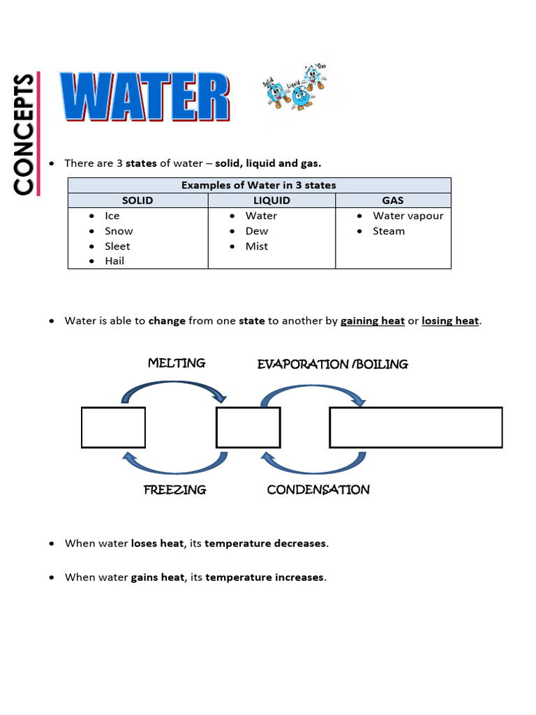 States and Changes of Water | PDF | Boiling | Water