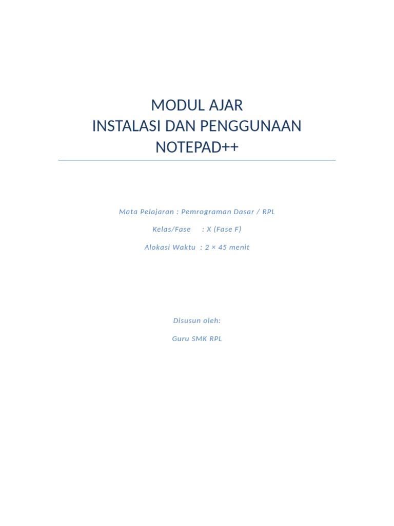 Perbedaan Notepad dan Notepad++ | PDF