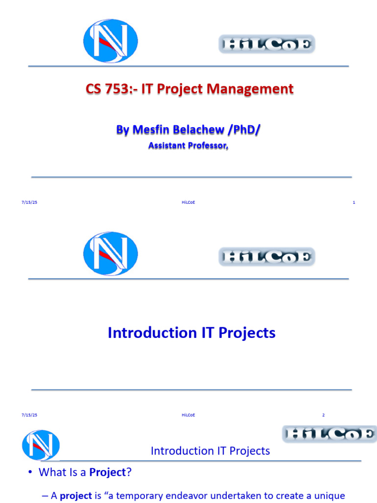 IT Project Management Essentials Guide | PDF | Project Management ...