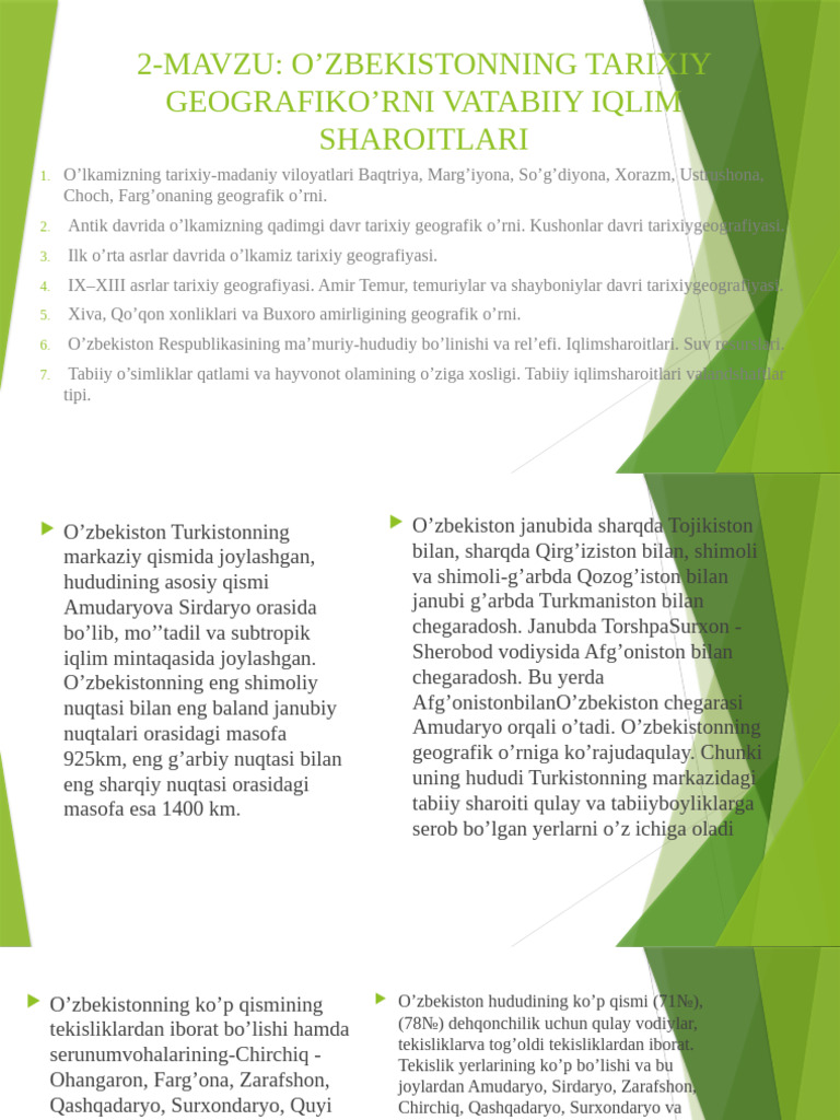 2 Mavzu | PDF