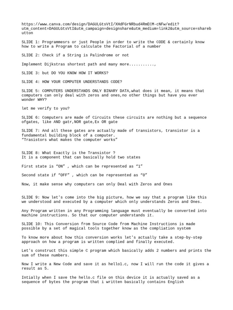 How Computers Understand Code | PDF | Ascii | Byte