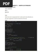 Water Juf Problem With Bfs and Dfs | PDF | Queue (Abstract Data Type ...