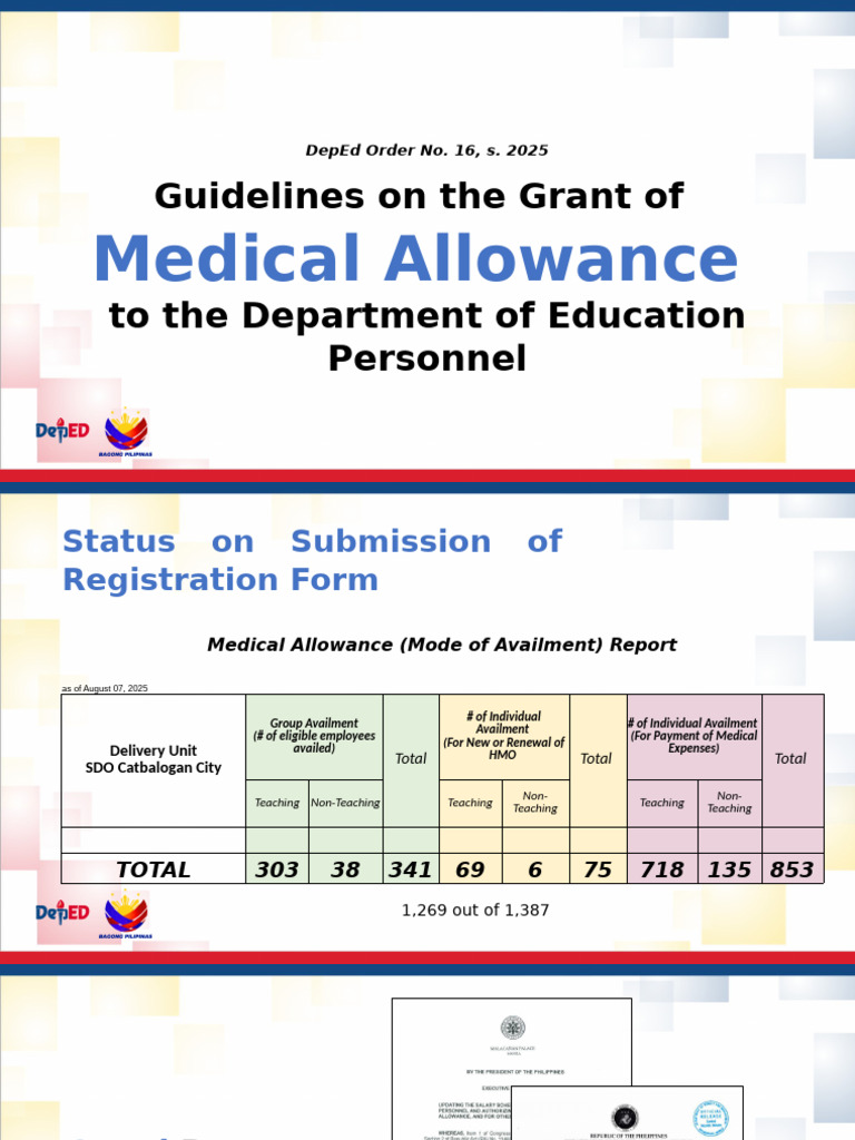 Medical Allowance Guidelines 2025 | PDF | Dentistry | Health ...