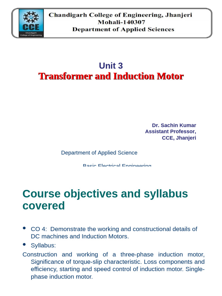 Induction Motor | PDF | Electric Motor | Electromagnetic Induction