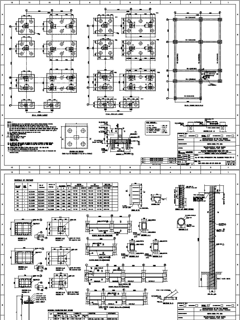 Ga of Civil Foundation For Transfer Tower (Tt-4) - r2-Bbs | PDF