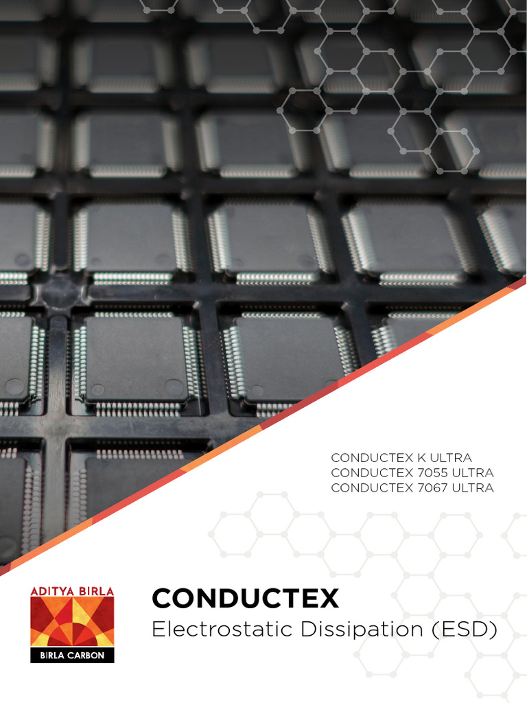 Conductex 7055 Ultra ESD Solutions | PDF | Electrostatic Discharge | Carbon
