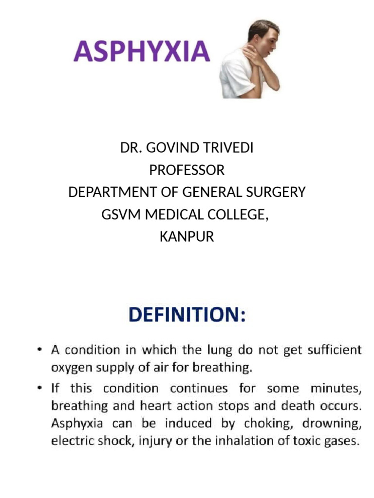 Asphyxia | PDF