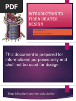 API 560 Fired Heater Design Standards | PDF