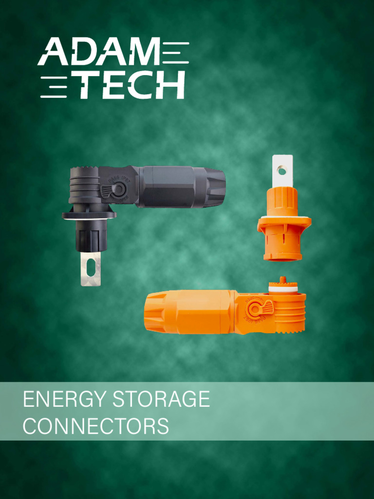 Energy Storage Connector Overview | PDF | Electrical Connector ...