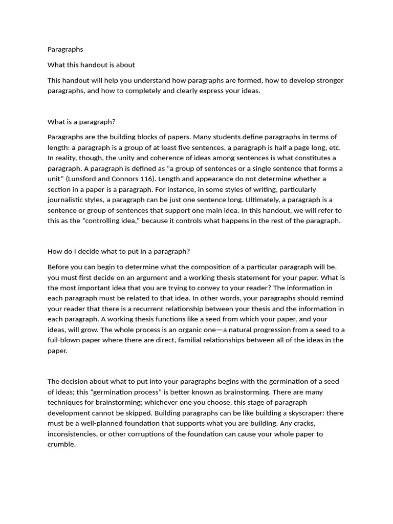 New Microsoft Word Document | PDF | Paragraph | Sentence (Linguistics)