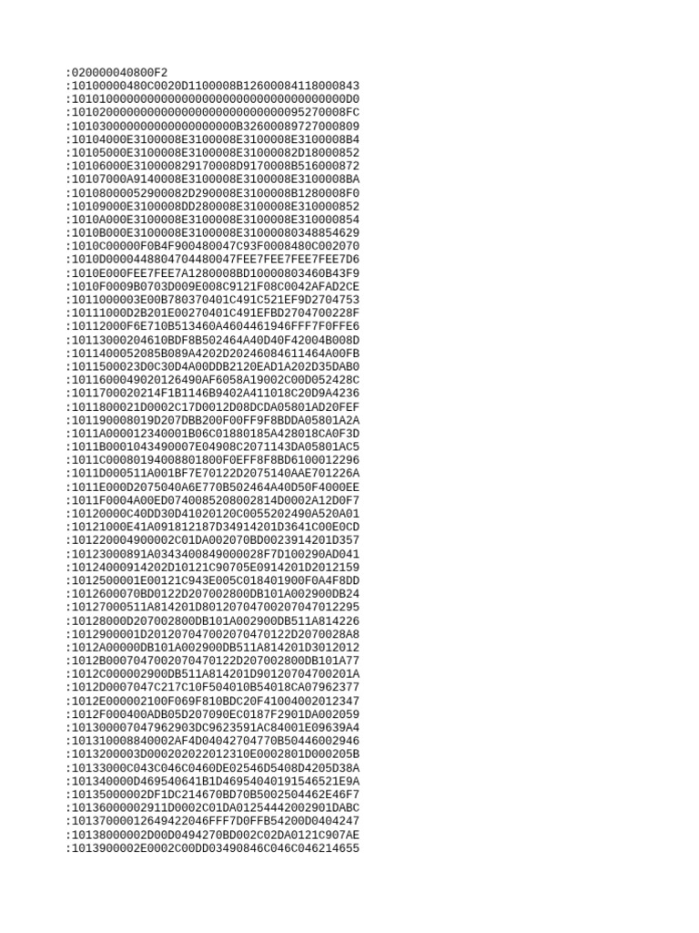 Hexadecimal Data Dump Analysis | PDF