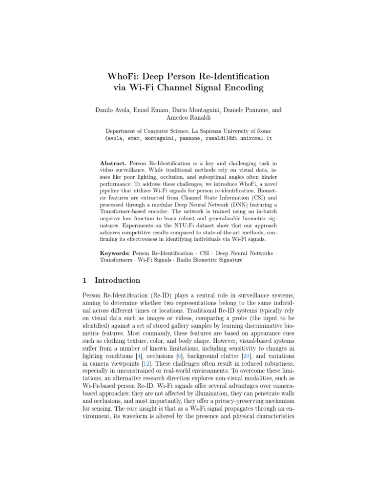 Deep Person Re-Identification | PDF | Mimo | Orthogonal Frequency ...