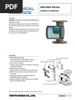 SA5000 Flow Sensor Operating Manual | PDF | Physical Sciences | Metrology