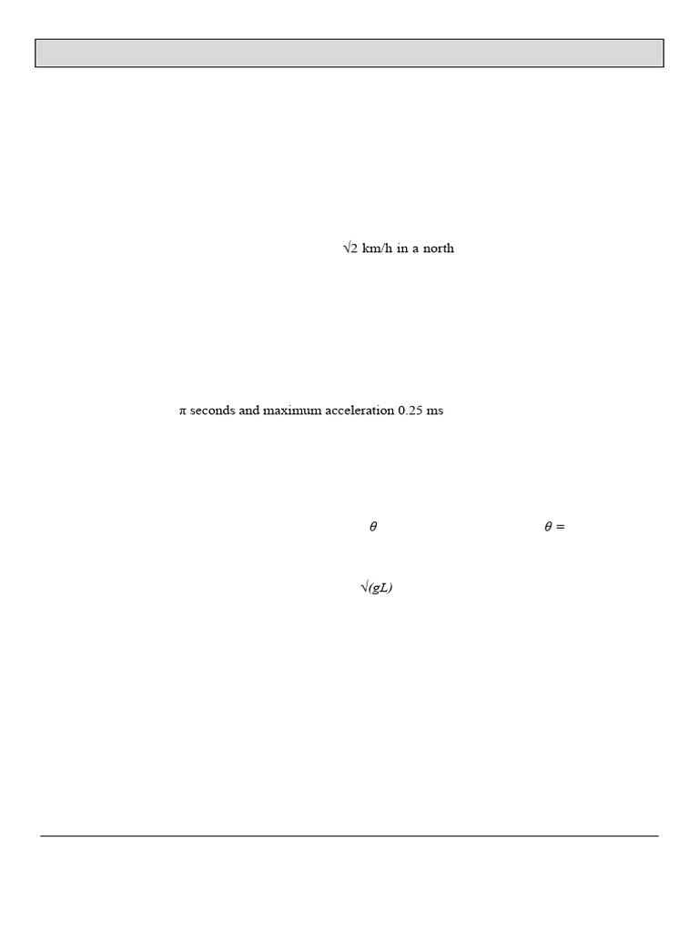 Advanced Higher Mechanics Exam Paper | PDF | Force | Mechanics