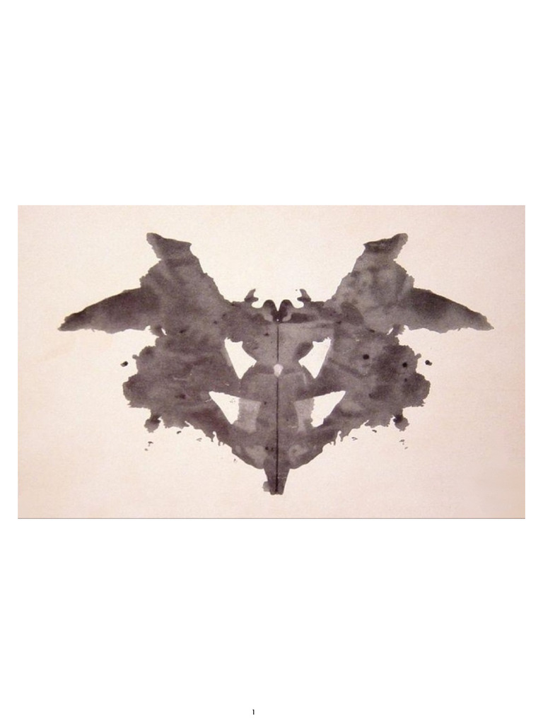 Rorschach Inkblots | PDF