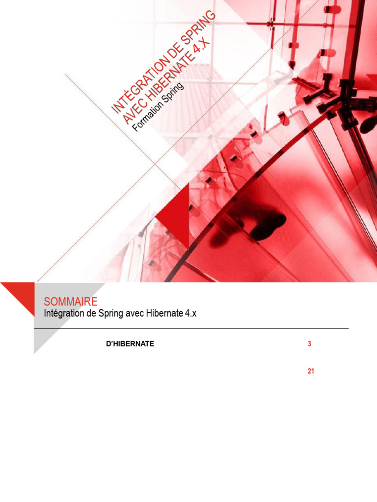 Configuration Hibernate 4.x avec Spring | PDF | Bases de données ...