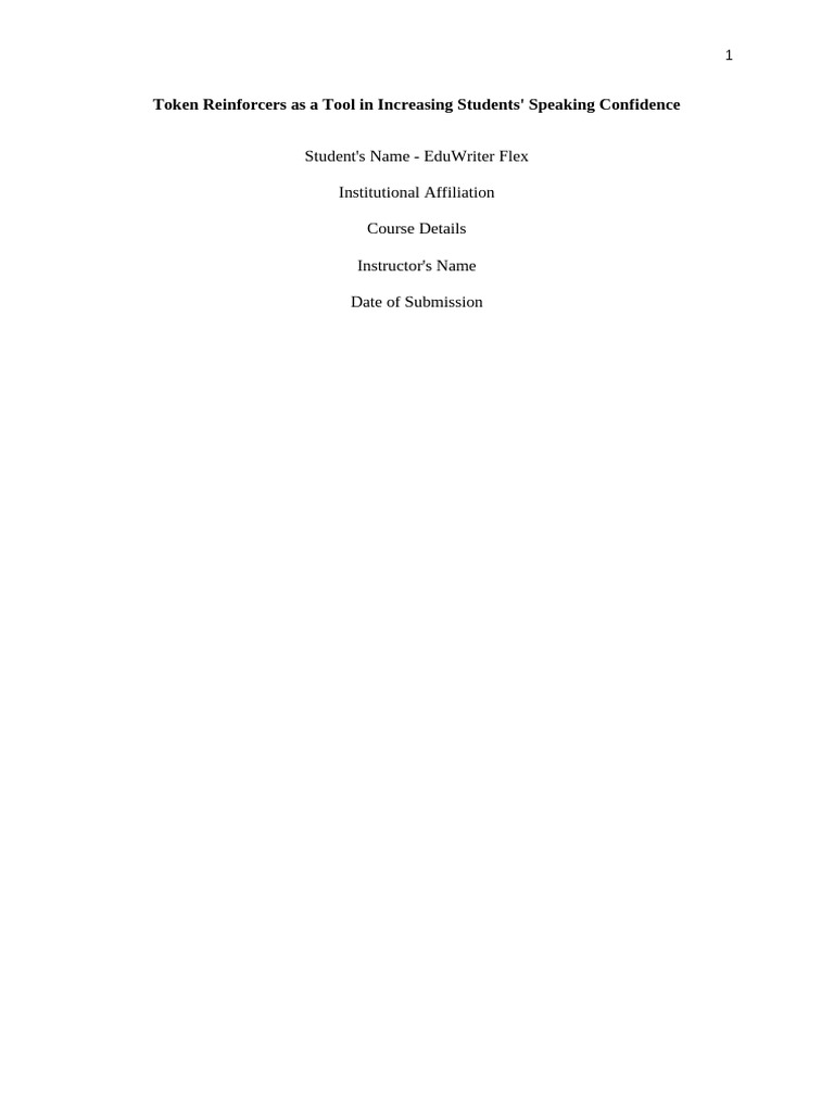 Boosting Speaking Confidence with Tokens | PDF | Multilingualism ...