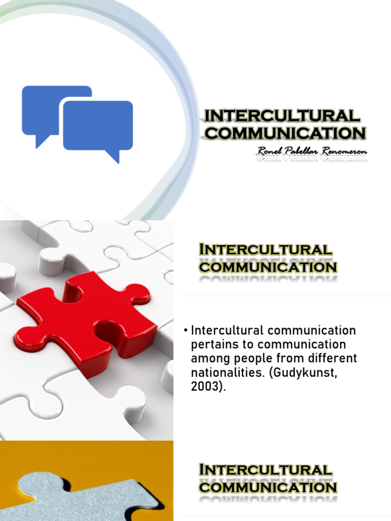 Intercultural Communication | PDF | Cross Cultural Communication ...