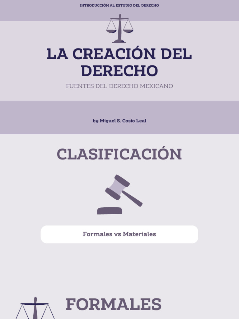 Fuentes del Derecho en México | PDF | Fuentes del derecho | Caso de ley