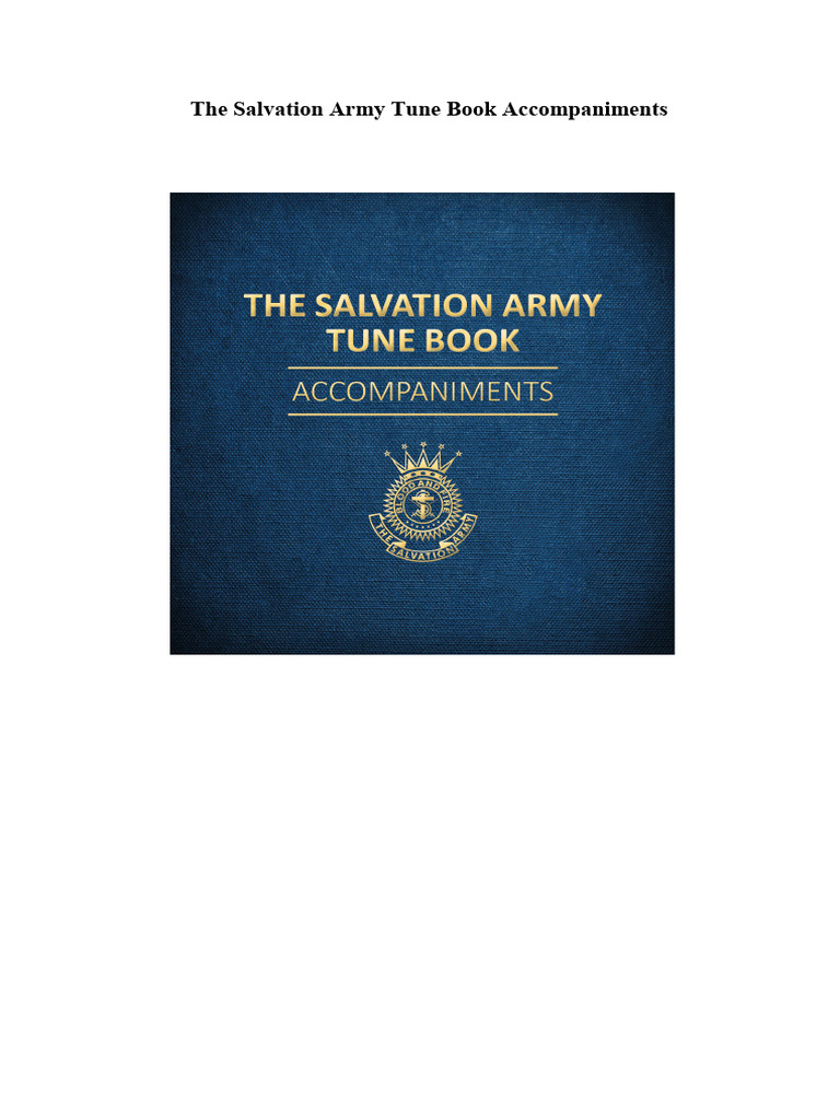 Salvation Army Tune Book Accompaniments | PDF | Jesus | Nativity