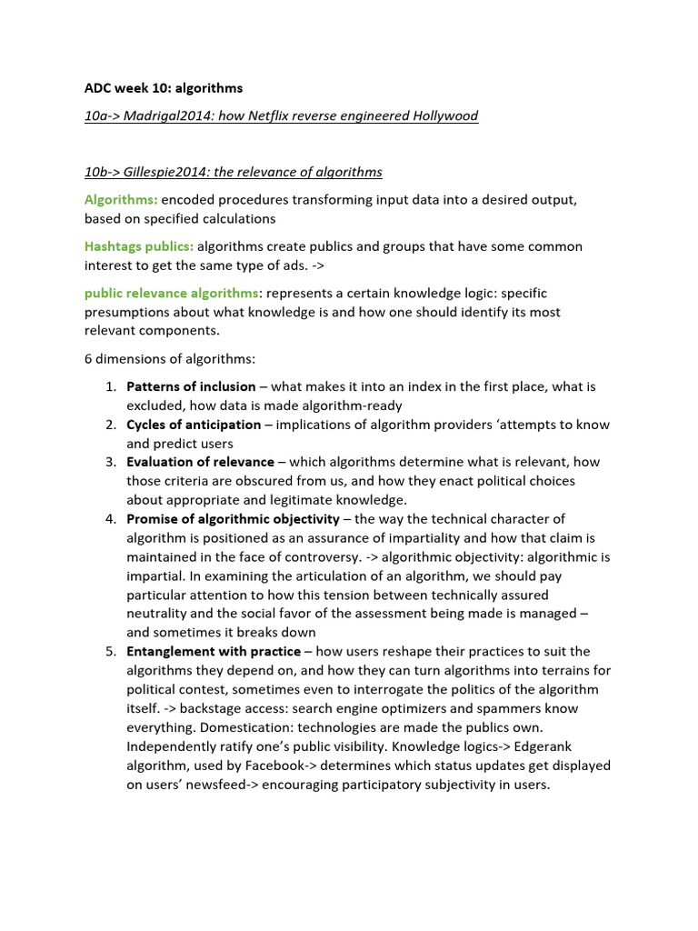 Algorithmic Influence on Digital Visibility | PDF | Electronic Waste ...