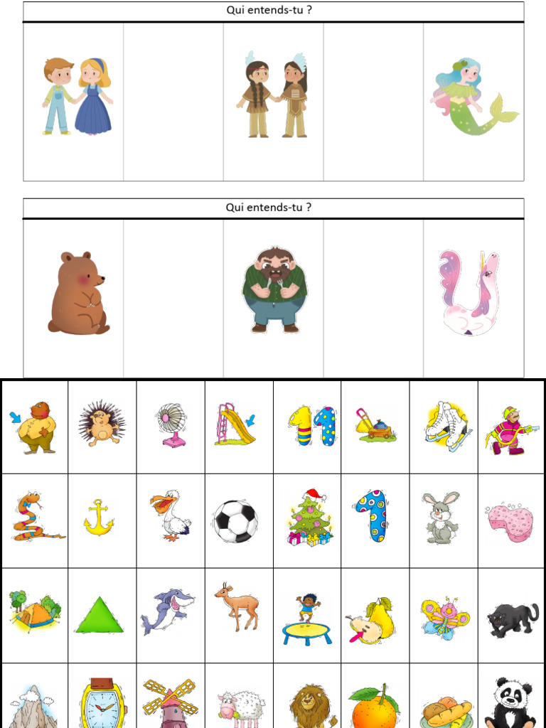 LETTRES CIE Tri3 Qui Entends Tu Graphemes Complexes | PDF