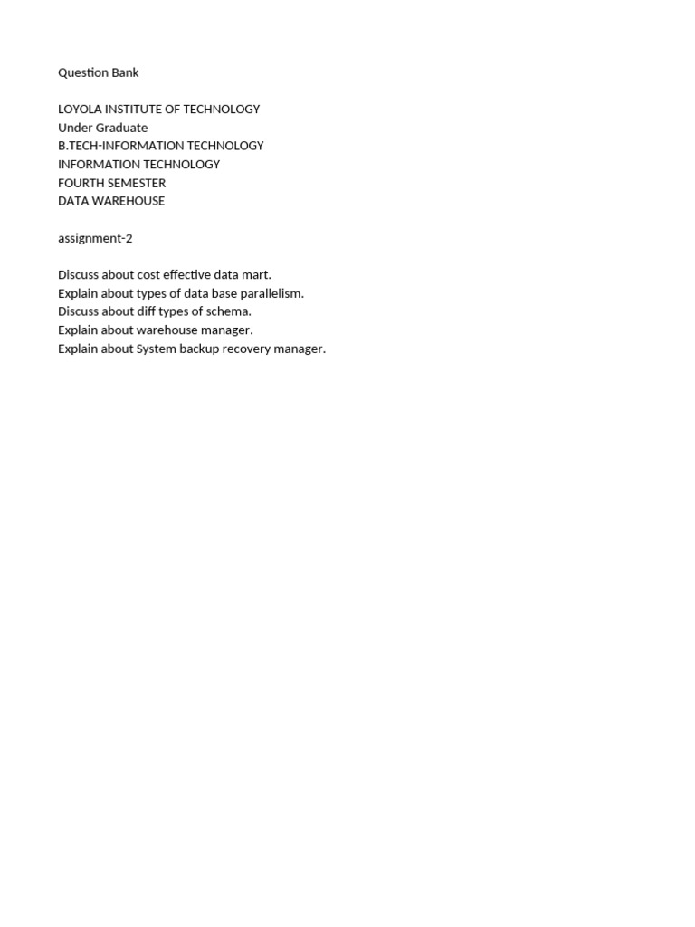 Assignment 2 DW | PDF