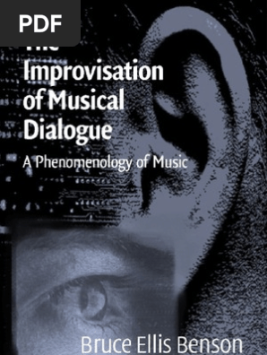 The Improvisation Of Musical Dialogue Phenomenology Philosophy Edmund Husserl