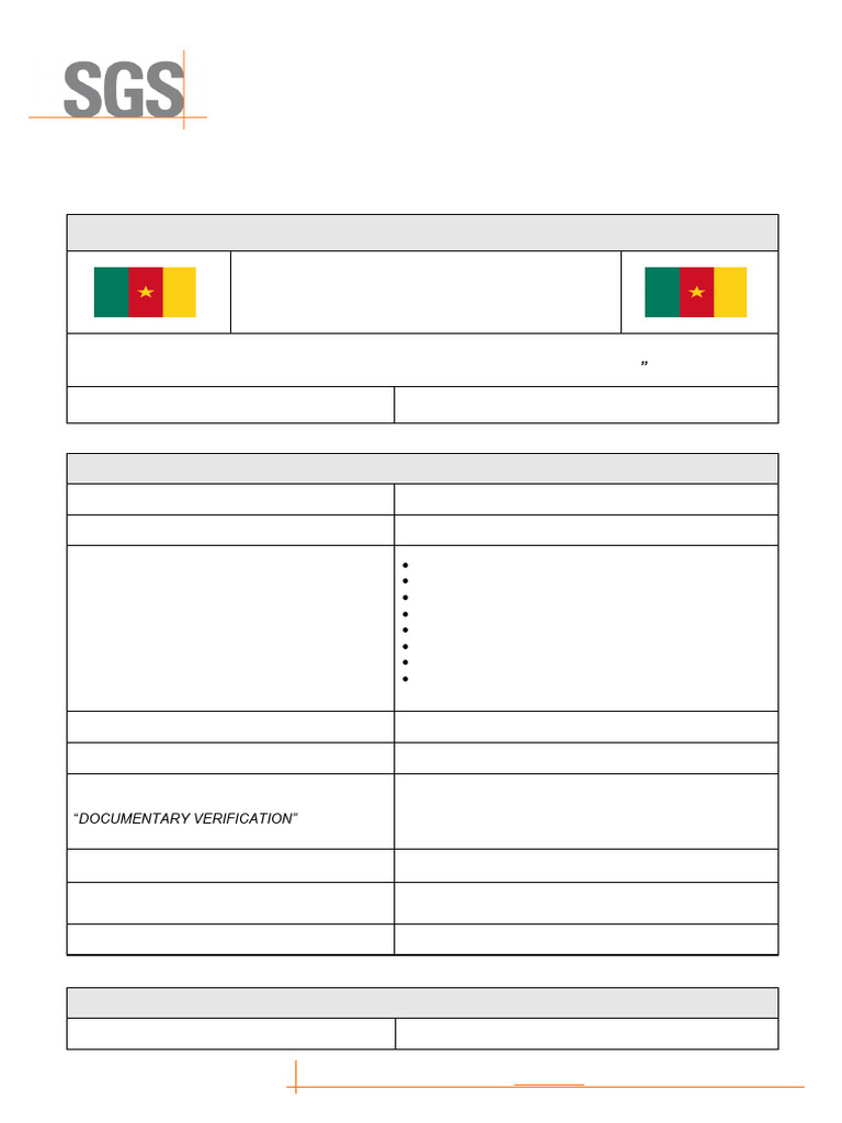 SGS TFS PSI Cameroon Datasheet en 21 V3 | PDF | Diplomatic Mission ...
