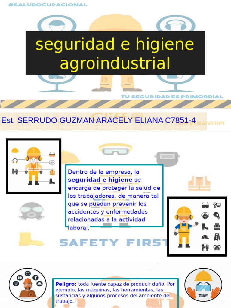 Plan de Seguridad e Higiene Agroindustrial | PDF