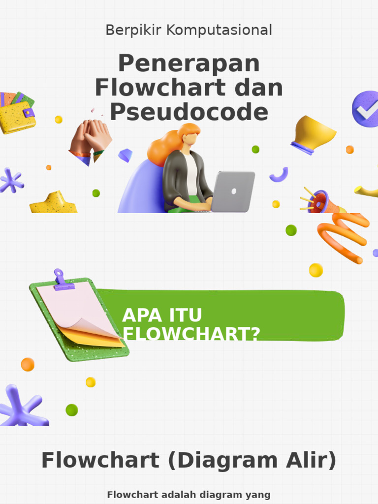 Flowchart dan Pseudocode dalam Komputasi | PDF