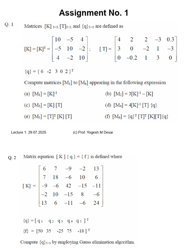 Assignment 1 | PDF