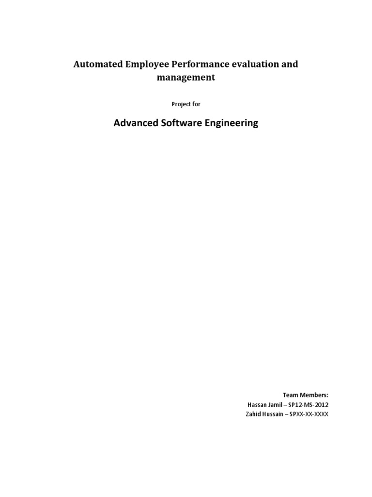 Automated Employee Performance Management | PDF | Specification ...