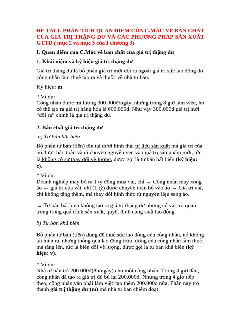 KTCT Mác | PDF