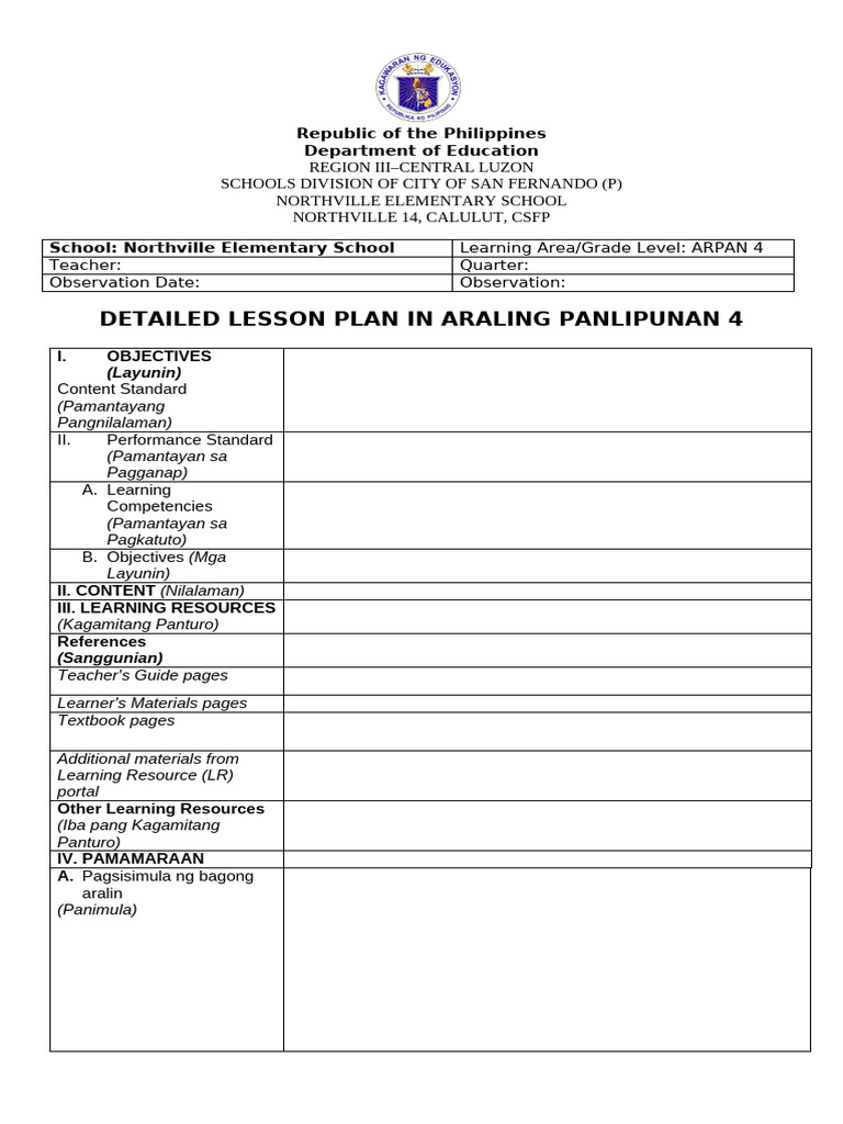 Template Cot | PDF