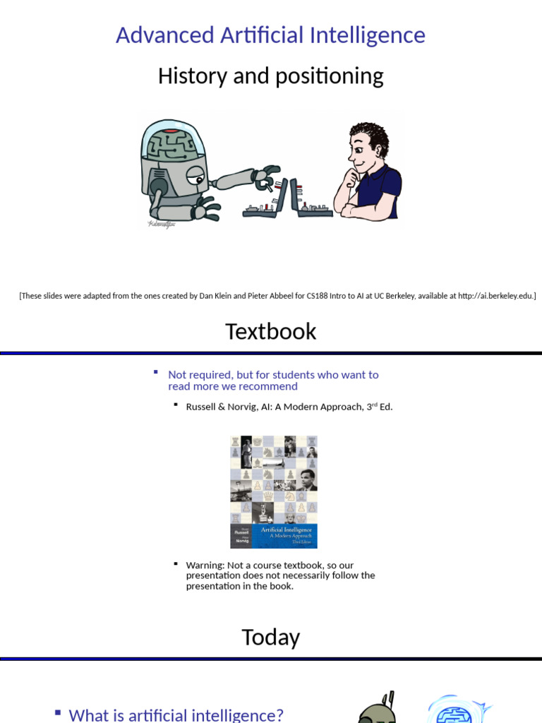 Overview of Advanced AI Concepts | PDF | Artificial Intelligence ...