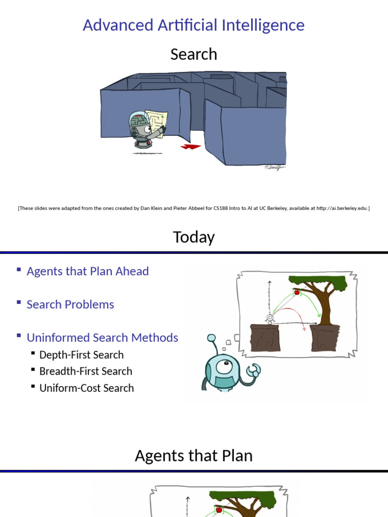AI Planning and Search Algorithms Overview | PDF | Algorithms | Graph ...