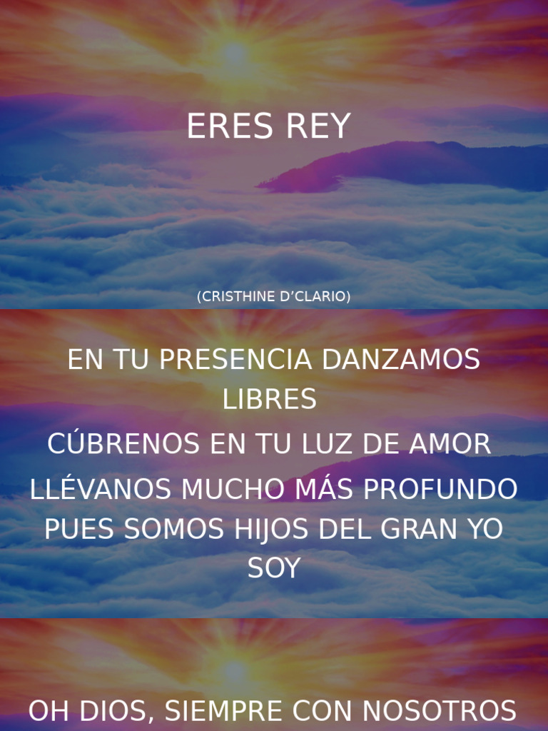 ERES REY - Cristhine D'clario | PDF