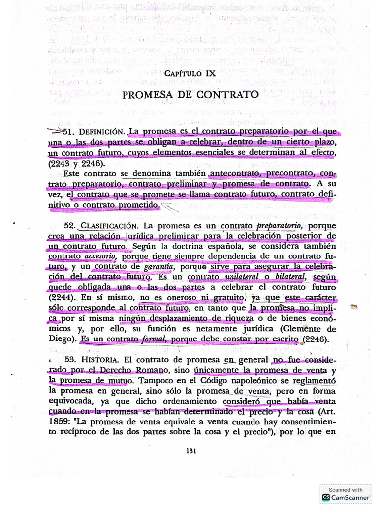 Promesa Del Contrato | PDF
