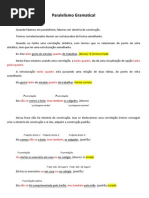 Paralelismo Gramatical