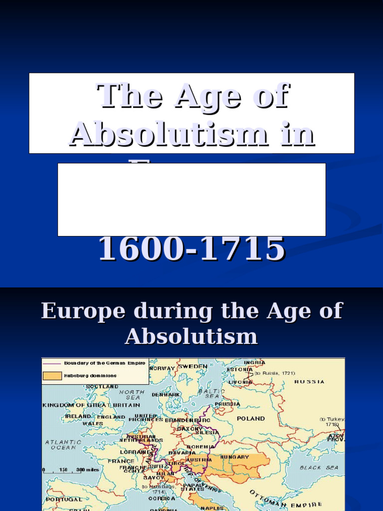 The Age of Absolutism, 1600-1715 | PDF | Science
