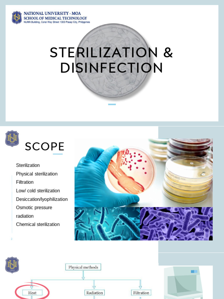 Sterilization and Disinfection Methods | PDF | Sterilization ...
